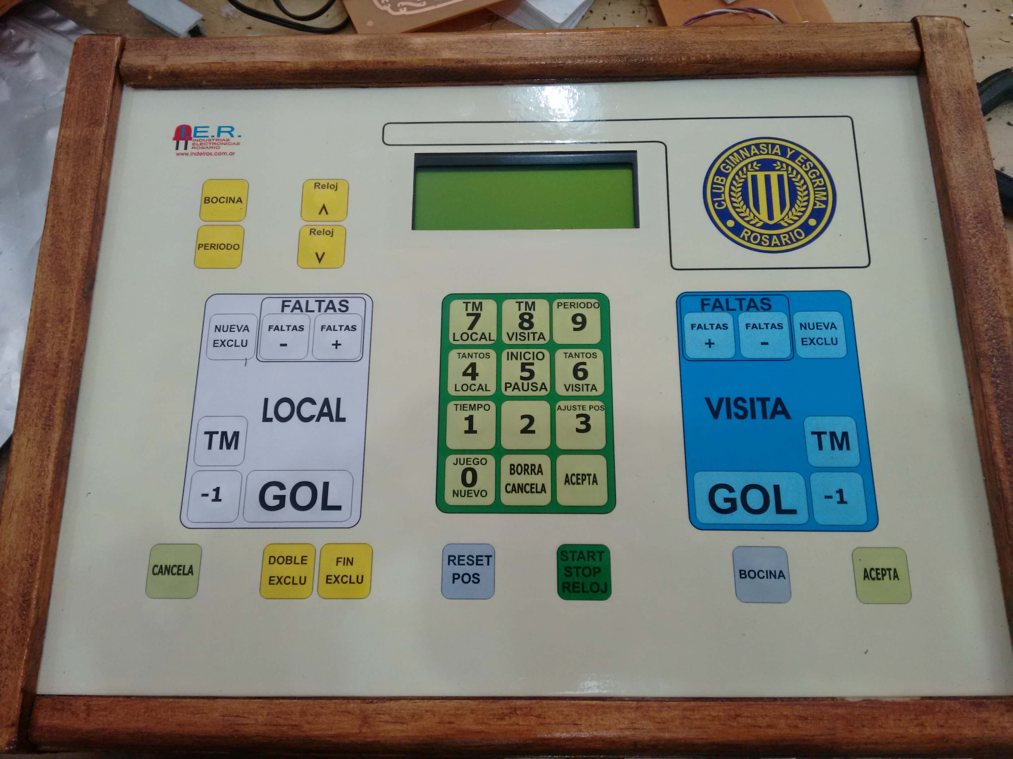 tablero waterpolo